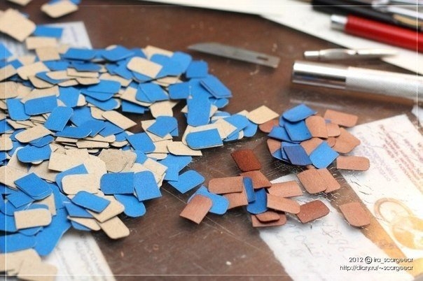 Очаровательный домик из картона