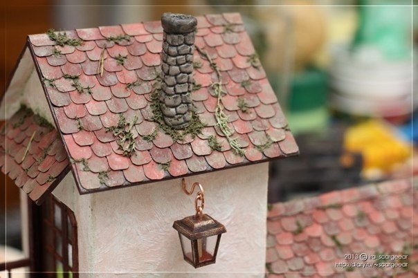 Очаровательный домик из картона