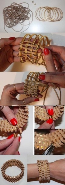 Делаем себе красивые украшения.