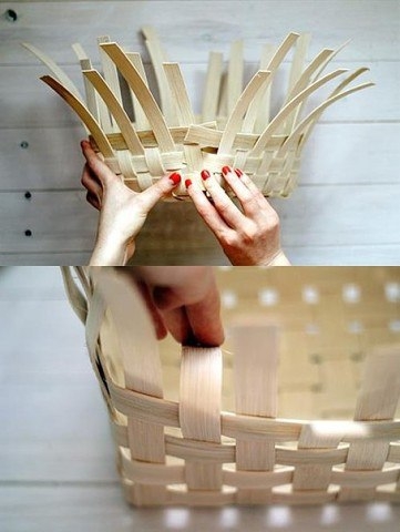 Плетем корзинку из шпона Плетем корзинку из шпона