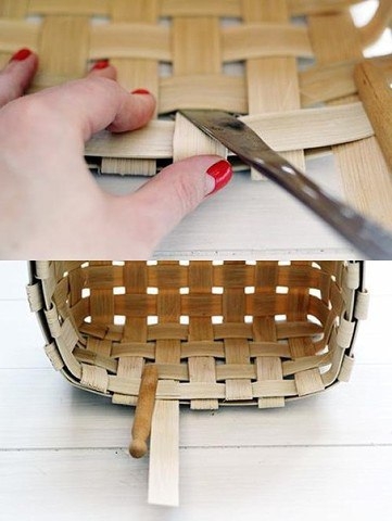 Плетем корзинку из шпона Плетем корзинку из шпона