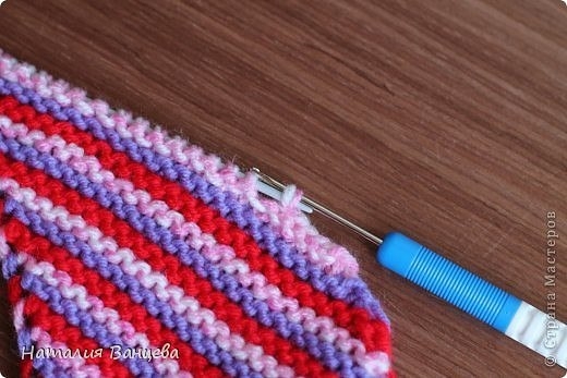 Мячики из остатков пряжи