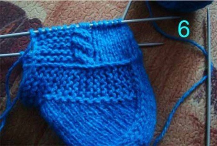 Вяжем тапочки без швов