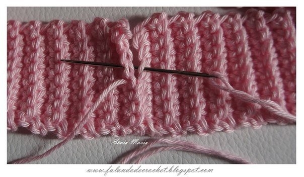 Резинка крючком.