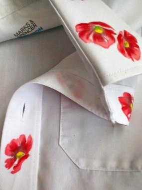 Роспись рубахи в стиле фольк-модерн