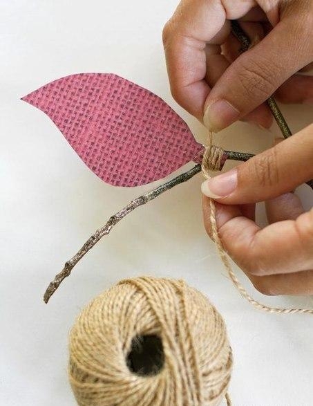 Декоративная веточка для декора в интерьере