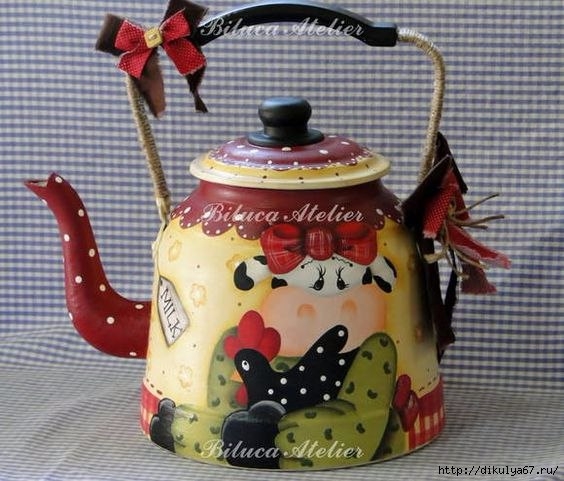 Любителям расписывать домашнюю утварь