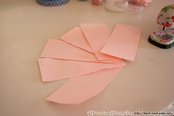 Роза из бумаги - необычный способ Роза из бумаги - необычный способ