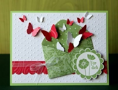 Открытки с бабочками. Идеи.