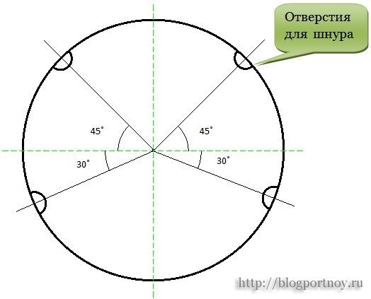 Гамак на обруче