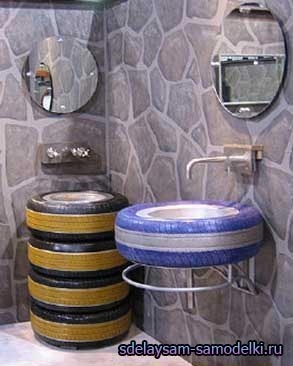 Поделки для дачи из старых автомобильных покрышек