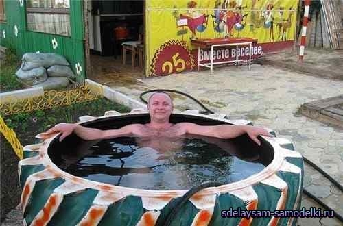 Поделки для дачи из старых автомобильных покрышек