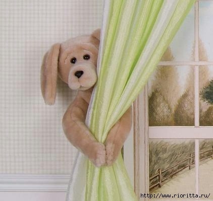 Подхваты для штор в детскую комнату