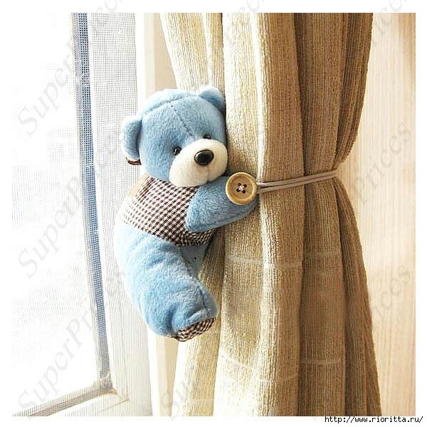 Подхваты для штор в детскую комнату