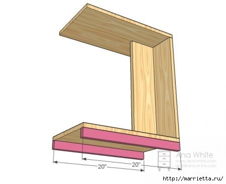 Нестандартный журнальный столик своими руками