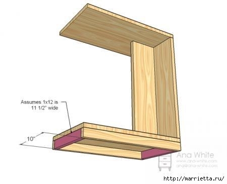 Нестандартный журнальный столик своими руками