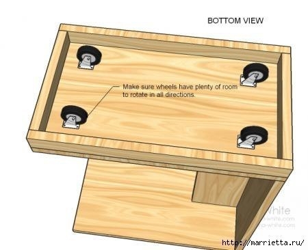 Нестандартный журнальный столик своими руками