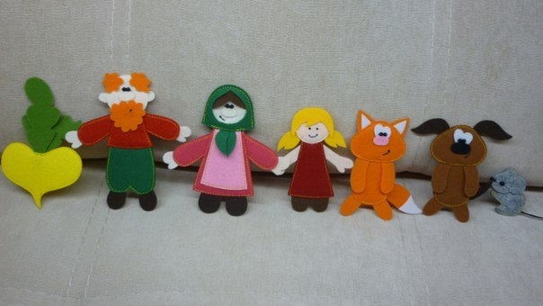 Сказки в кармашке. Игрушки из фетра. Идеи для вдохновения.
