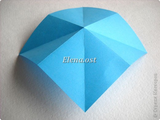 Открытка с элементами оригами и квиллинга