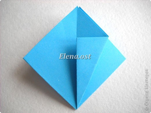 Открытка с элементами оригами и квиллинга
