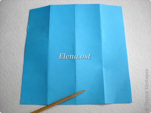 Открытка с элементами оригами и квиллинга