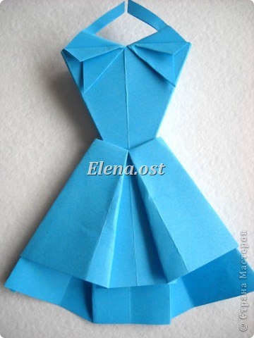 Открытка с элементами оригами и квиллинга