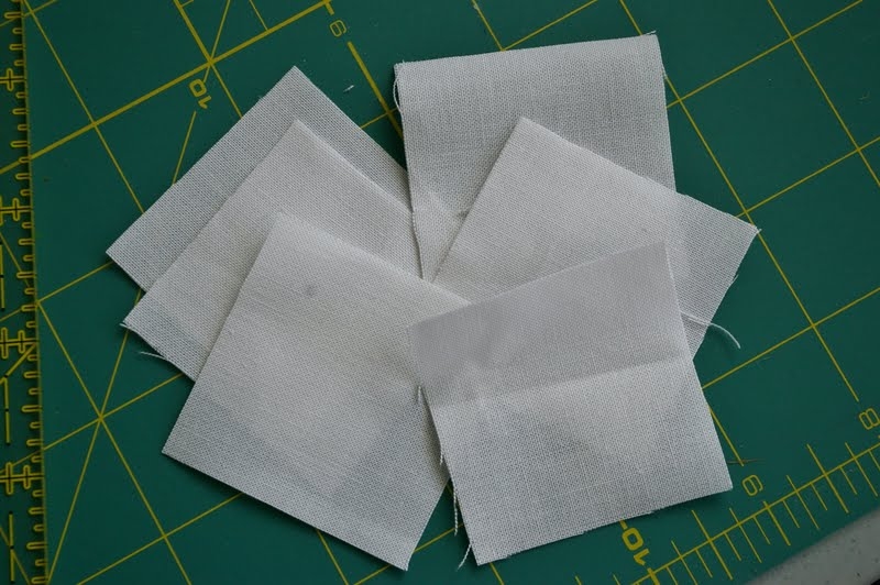 Ромашка. Цветы из ткани