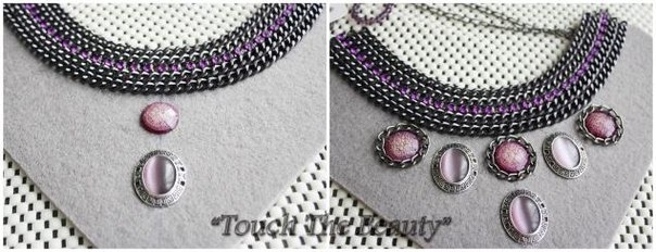 Мастер-класс: авторское колье Violet dreams