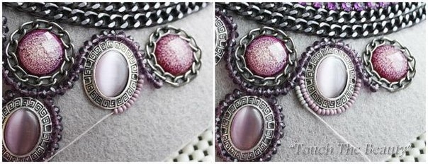 Мастер-класс: авторское колье Violet dreams