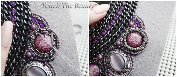 Мастер-класс: авторское колье Violet dreams