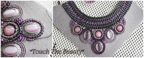 Мастер-класс: авторское колье Violet dreams