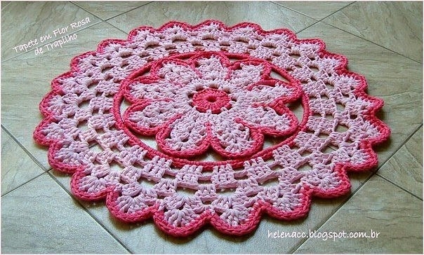 Вязаные коврики Вязаные коврики