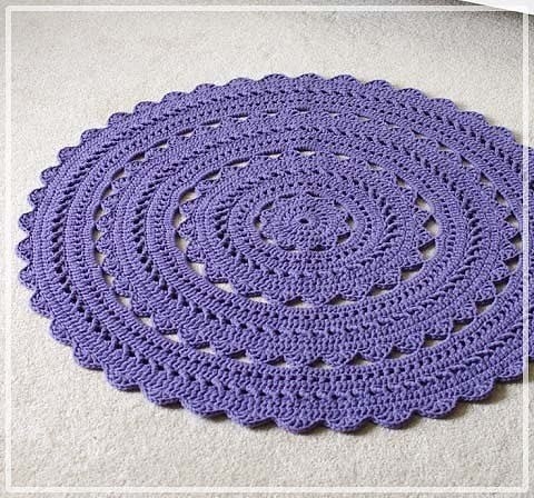 Вязаные коврики Вязаные коврики