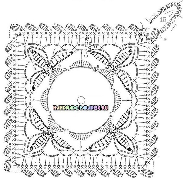 Самые красивые прихватки с розами крючком