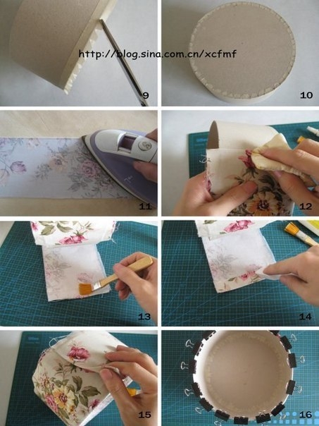 Круглая шкатулка. МК.