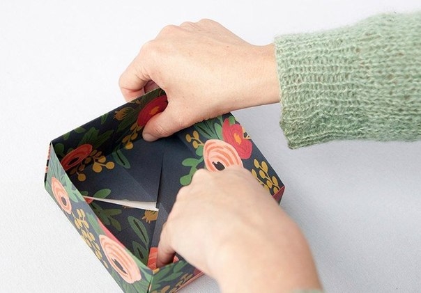 Коробочка из бумаги за 5 минут