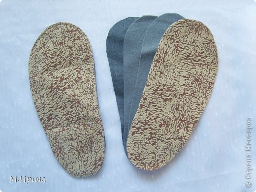 Тапочки за час. Мастер-класс.