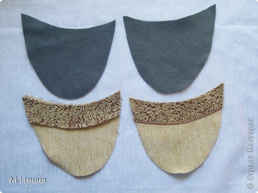 Тапочки за час. Мастер-класс.