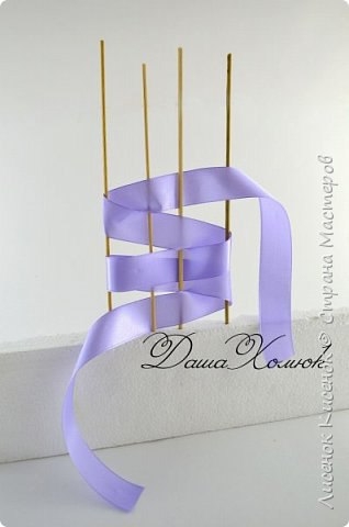 Бантик из лент