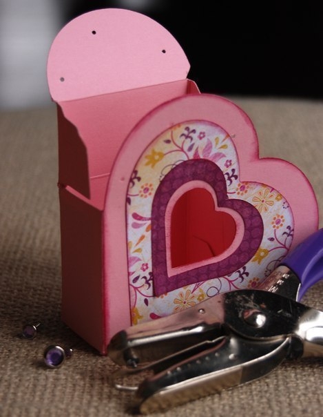 Коробочка-сердце для конфет