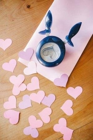 Гирлянда из сердец. Мастер-класс.