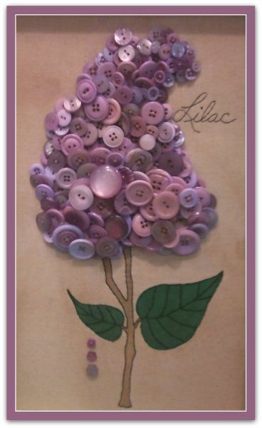 Идеи открыток с пуговицами