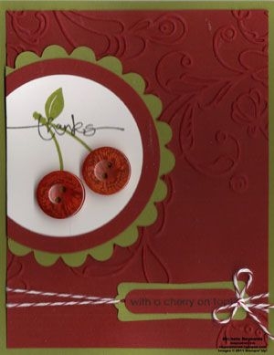 Идеи открыток с пуговицами