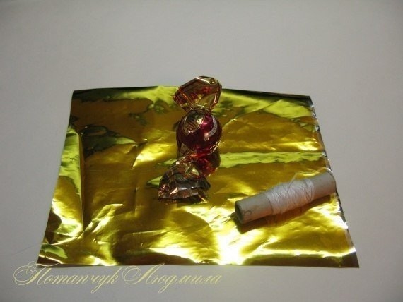 Конфетный букет своими руками