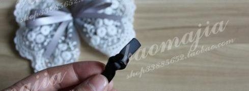 Бантик. Заколка для волос