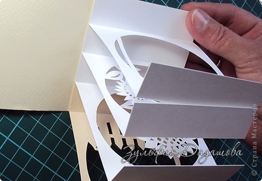 Кубы-туннели в технике pop up