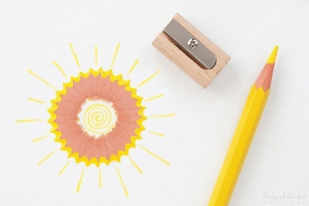 Поделки из стружек от карандашей