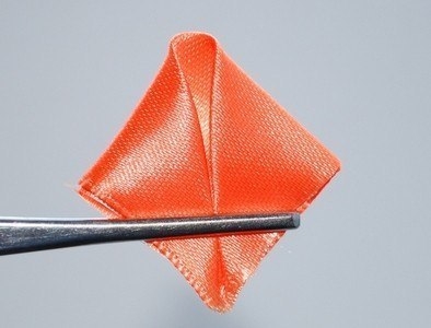 Канзаши. Круглый лепесток. Канзаши. Круглый лепесток.