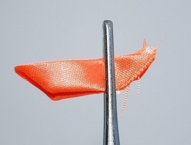 Канзаши. Круглый лепесток. Канзаши. Круглый лепесток.