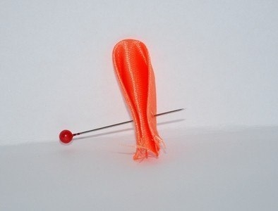 Канзаши. Круглый лепесток. Канзаши. Круглый лепесток.